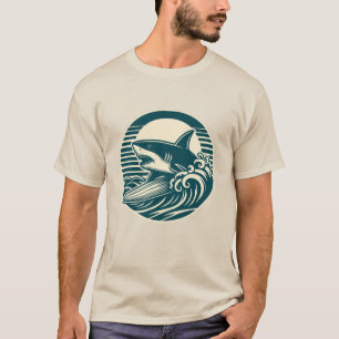 T-shirt Requin de surf