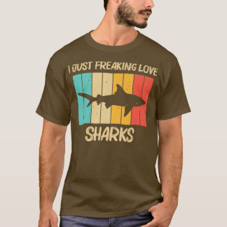 T-shirt Requin Drôle Pour Hommes Femmes Tigre À Tête De Ma