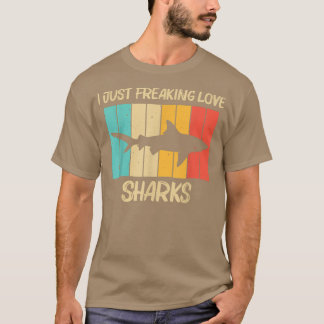 T-shirt Requin Drôle Pour Hommes Femmes Tigre À Tête De Ma