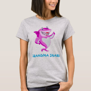 T-shirt Requin grand-mère