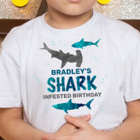 Requin infesté n'importe quel âge fête d'anniversa