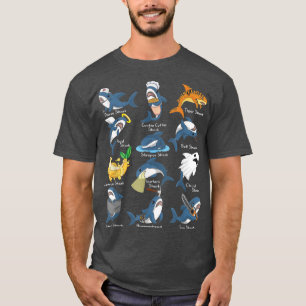 T-shirt Requin infirmière Cookie Cutter Requin Ange 