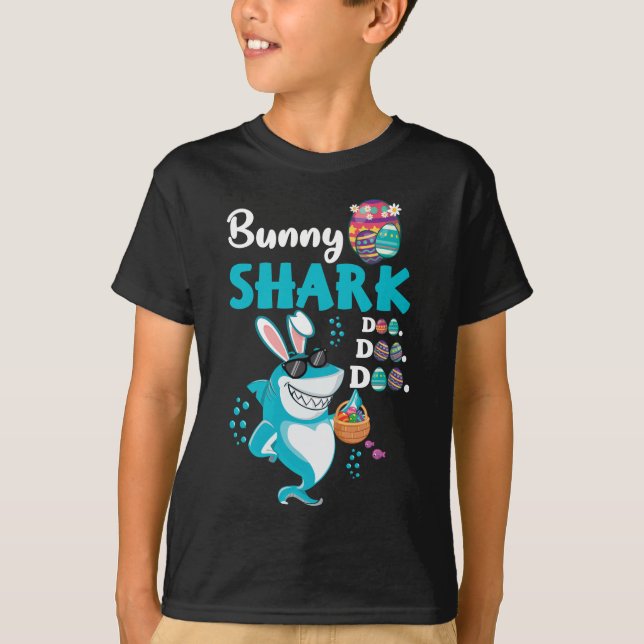 T-shirt Requin lapin Requin de Pâques (Devant)