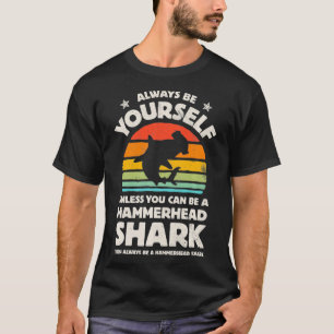 T-shirt requin marteau Soyez toujours rétro Vintage