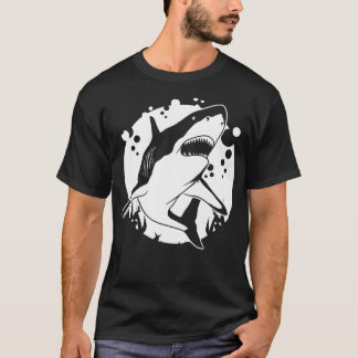T-shirt Requin nageant