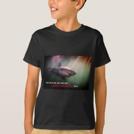T-shirt requin pointeur blanc sous l'eau