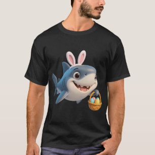 T-shirt Requin taupe de Pâques