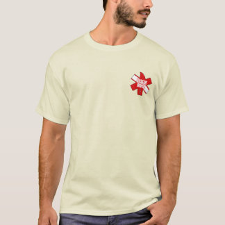 T-shirt Rescue Diver Cross Dive Flag Style 1