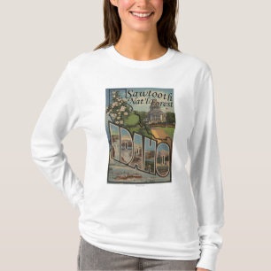 T-shirt Réserve forestière de dent de scie, Idaho - grande