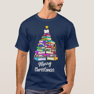 T-shirt Réserver Arbre de Noël Lumières Librairie Joyeux C