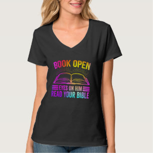 T-shirt Réserver Des Yeux Ouverts Sur Lui Lire Votre Bible