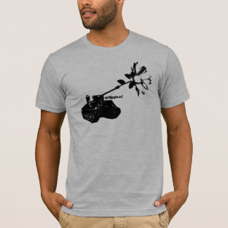 T-shirt réservoir avec l'art de rue de fleur par no_0ne