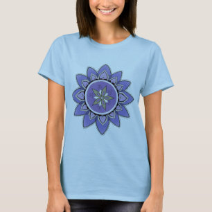 T-shirt Réservoir de camisole de Lotus bleu
