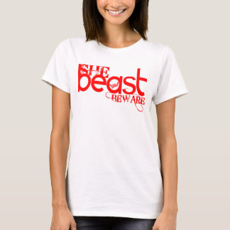 T-shirt Réservoir de rouge de -Bête