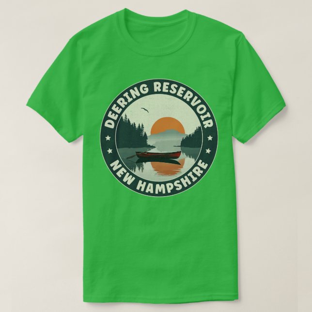 T-shirt Réservoir Devoir New Hampshire coucher de soleil (Design devant)