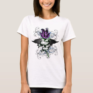 T-shirt Réservoir rose de dames d'ange