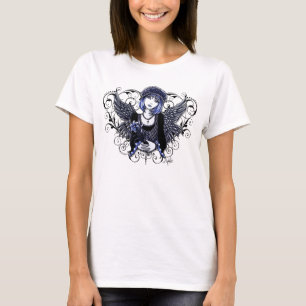 T-shirt Réservoir victorien de rouleau de coeur d'ange de