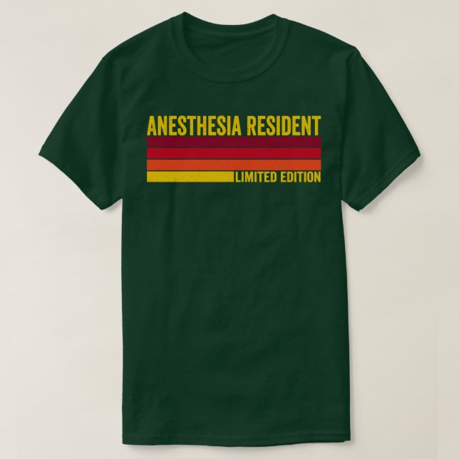 T-shirt Résident de l'anesthésie (Design devant)