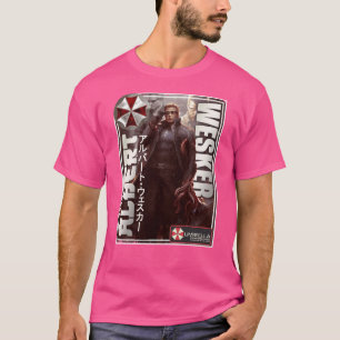 T-shirt Resident Evil Albert Wesker Art de jeu vidéo rétro