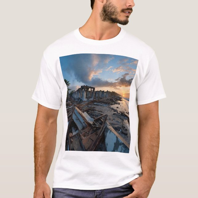 T-shirt Résilience au milieu des ruines (Devant)