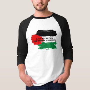 T-shirt Résilience et solidarité palestiniennes Baseball