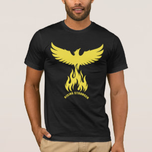 T-shirt Résilience Inspirationnelle croissante de Phoenix