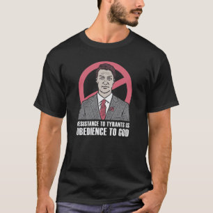 T-shirt Résistance à la tyrannie Obéissance à Dieu - T