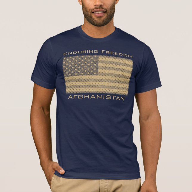 T-shirt Résistance de la liberté Afghanistan (Devant)