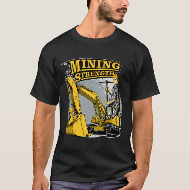 T-shirt Résistance de l'excavateur (Devant)