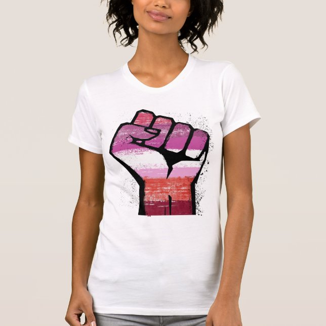 T-shirt Résistance lesbienne (Devant)