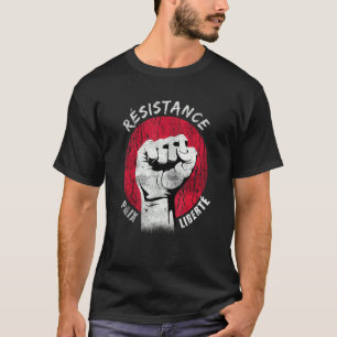 T-shirt Résistance Loi fondamentale Démo Masque de Paix