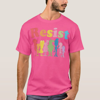 T-shirt RÉSISTANCE - Manifestation de la Fierté Arc-en-cie