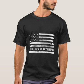 T-shirt Résiste à la défaite ne respectent pas Retro Vinta