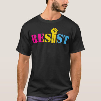 T-shirt Résiste Poing élevé LGBTQ Pride Panseual Pan Drape