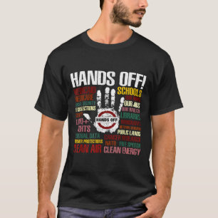 T-shirt Résiste Statue De La Liberté Mains Hors Prot
