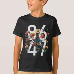 T-shirt Résister 86 47 Fleurs Poppy Manifestation Femmes E