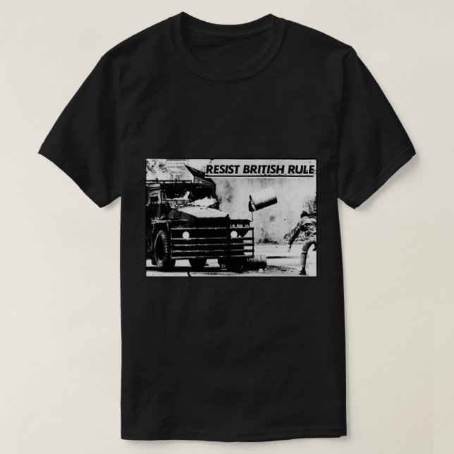 T-shirt Résister à la domination britannique - Sinn Fein - (Design devant)