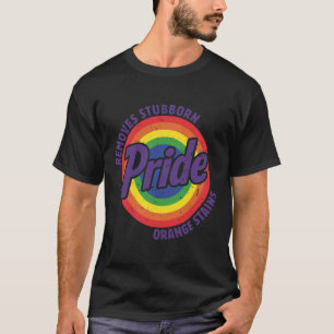 T-shirt Résister à Trump Supprimer Têtu Orange Tendance M