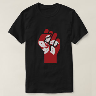 T-shirt Résister au drapeau de Hong Kong