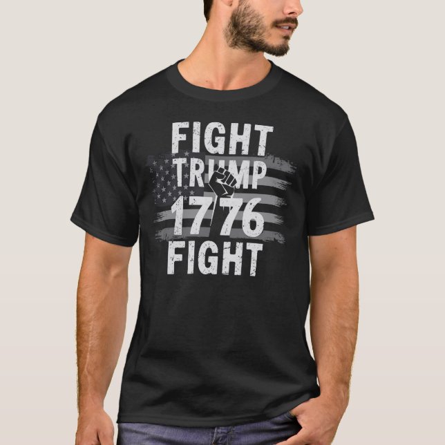 T-shirt Résister est l'esprit de '76 : combattre Trump, co (Devant)