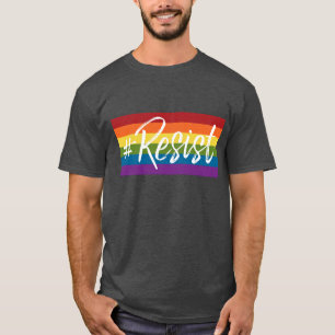 T-shirt #Résister - L'amour prime la haine - Anti Donald T