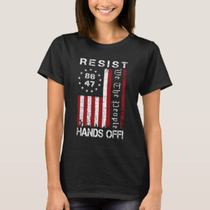T-shirt Résister Mains Off Protest 86 47 8647 Manifestatio