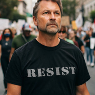 T-shirt RÉSISTER - Participez à la marche pour vos droits