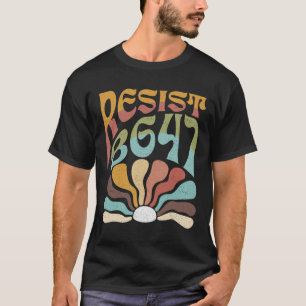 T-shirt Résister subtilement à 8647 Trump Résister à la pr