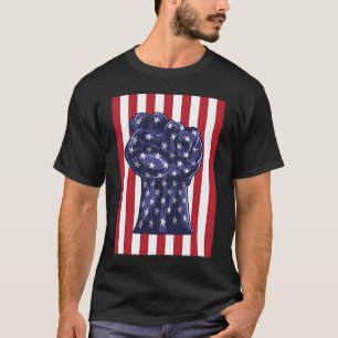 T-shirt Résistez à la montée de l'activisme du drapeau amé