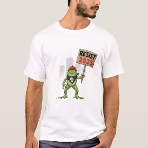 T-shirt Résistez à la Protestation de Grenouille de Portla
