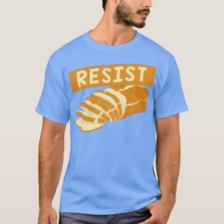 T-shirt Résistez au blé sans régime alimentaire sans glute