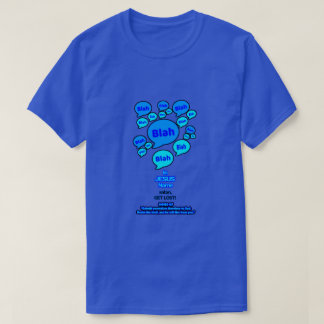 T-shirt Résistez au diable - Logo Bleu -