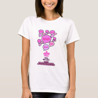 T-shirt Résistez au diable - Rose