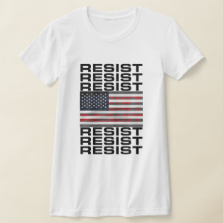 T-shirt Résistez au drapeau américain